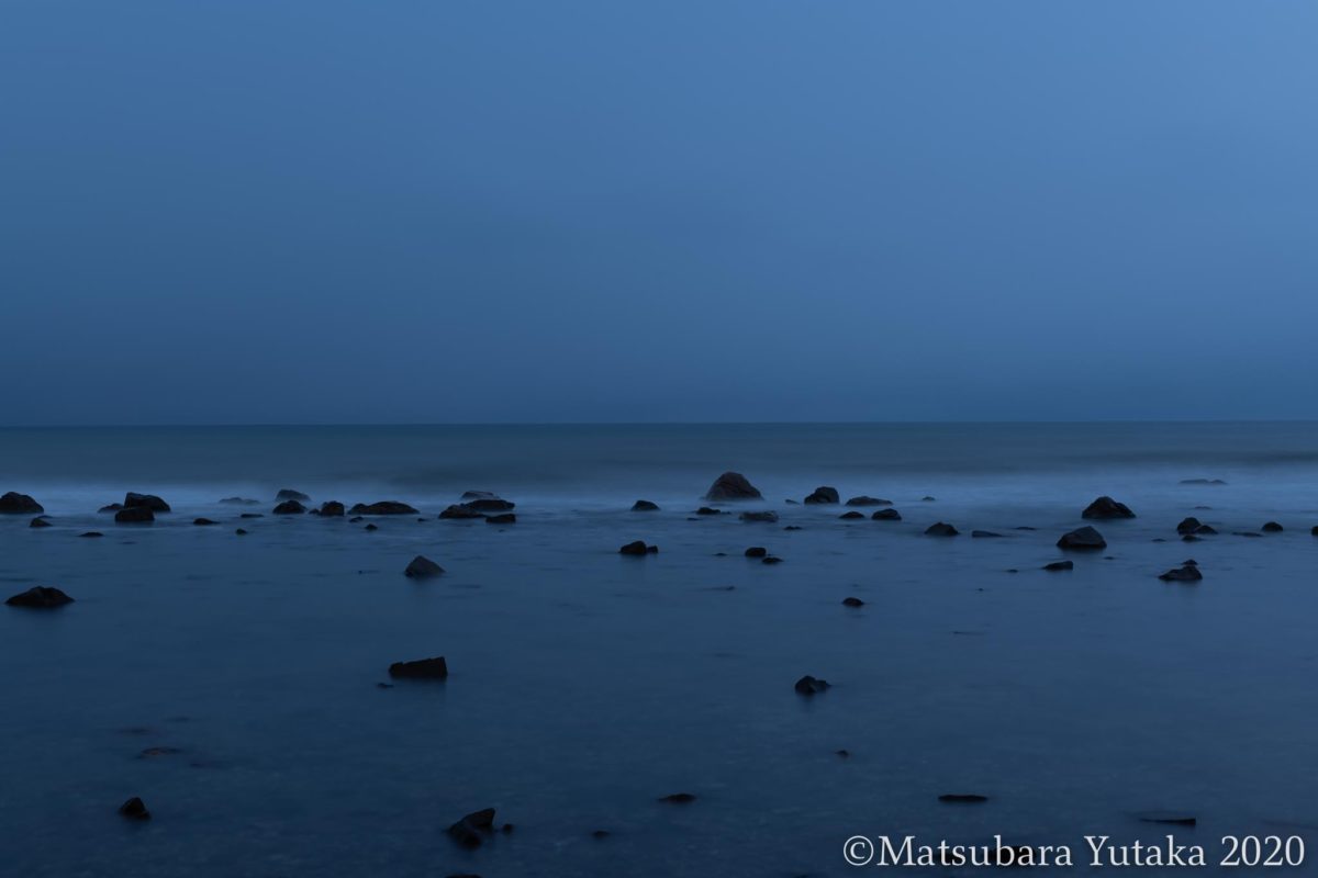 2020 Hakui City, Ishikawa Prefecture Evening Sea of Japan