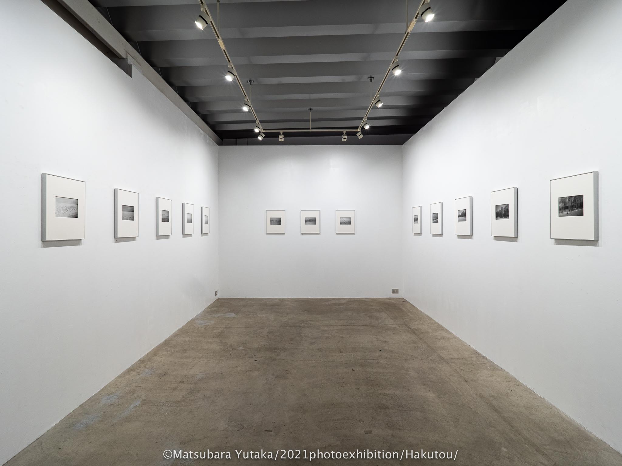 2021年2月 写真展「白冬」gallery176会場写真